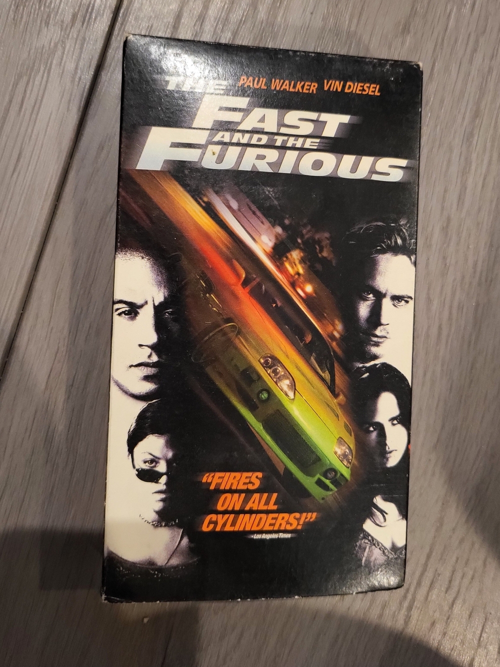 The Fast and the Furious VHS 2001 Blockbuster Paul Walker Vin Diesel